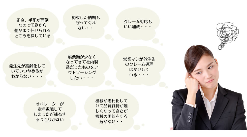 正直、手配が面倒なので印刷から納品まで任せられるところを探している・・・